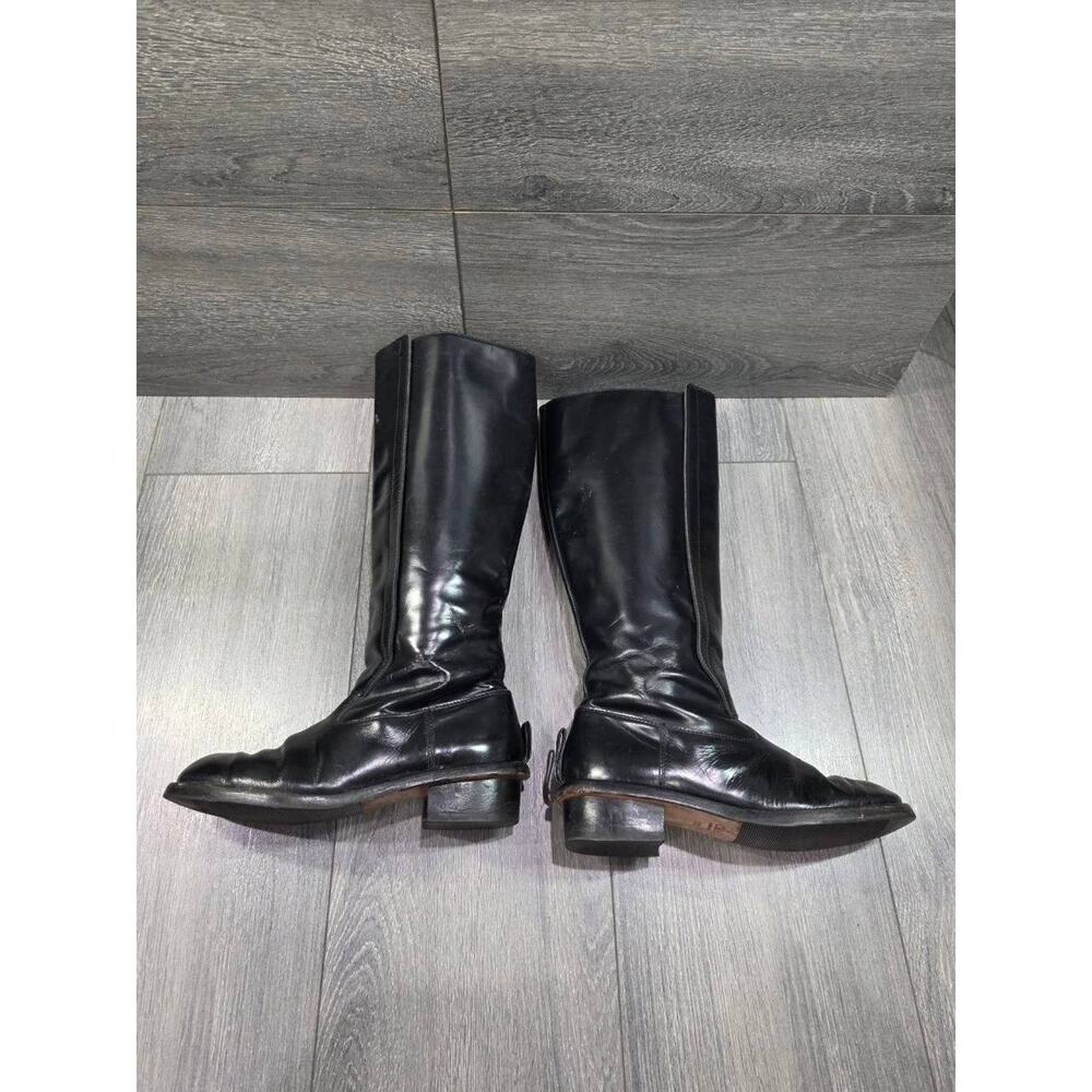 Chloé Women Classic Leather Zip-Up Boots Black 36.5 S000139 - Picture 8 of 10